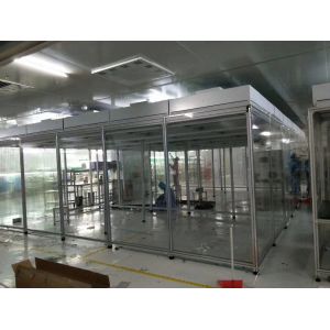ISO8 HEPA Air Filtration Softwall Clean Room For Candy Workshop / Laminar Flow