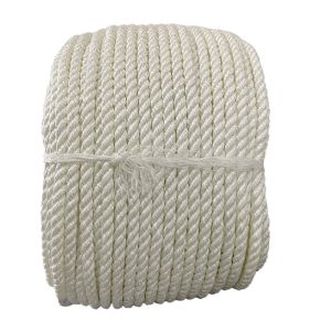 Nylon 3 Strand Hard Twisted Towing Rope 24mmx220m