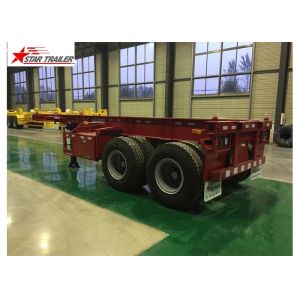 Large Capacity Container Skeletal Trailers , Heavy Duty Gooseneck Container