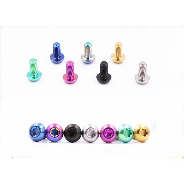 Quality Disk Brake Rotor Bolts Torx Titanium Bicycle Parts fastenners bolts M5 x 10mm wholesale