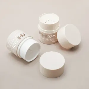 50g PP Plastic Skin Care Cream Plastic Cosmetic Packaging Jars With Frosted Printing