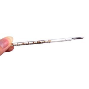 42c Prism Glass Thermometer Oral , 32C Thermometer Glass Mercury