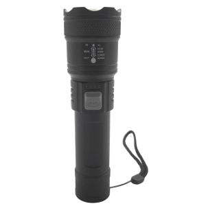 High Bright Rechargeable Plastic Torch Used As Powerbank LED 230 Lumens Max.