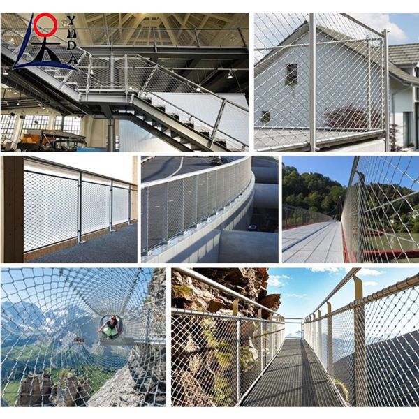 Architectura Flexible Safety stainless steel wire rope mesh Netting