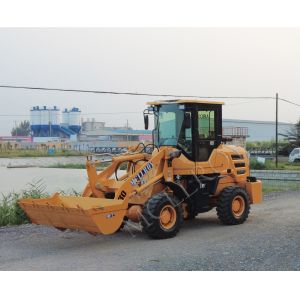 Compact 1.5 Ton Wheel Loader Yunnei Engine YN490 For Municipal Engineering