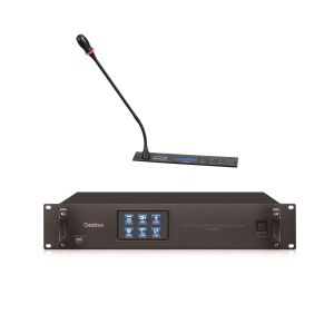 483*323*90mm Wired Conference System 110 Units Gooseneck Audio System