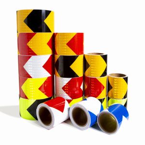 Self Adhesive Crystal Lattice Checkered Reflective Conspicuity Tape For Safety