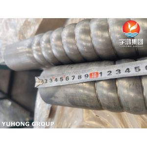 ASTM A312 TP310S Corrugated Stainless Steel Heat Exchanger Tube