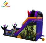 Halloween Inflatable Bouncer Slide Jumping Castles Slides Bouncer on Playground