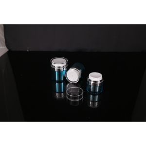 hand lip crystal pump empty square white Screen Printing Airless 30ml Cosmetic