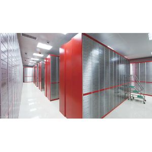 China Cold Rolled Steel 610mm Depth 135mm Width Safe Deposit Locker on sale