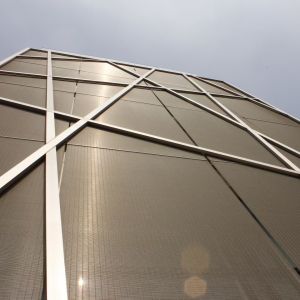 Transparent Architectural Metal Mesh Screen 4mm Wire Dia Fireproof