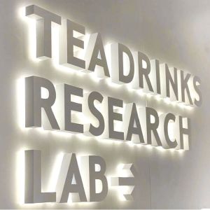 50000 Hours Working Lifetime Custom Mall Signage 3D Acrylic LED Light Sign for