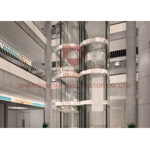 CE 630kg 1.0m/S Sightseeing Passanger Elevator For Architectural