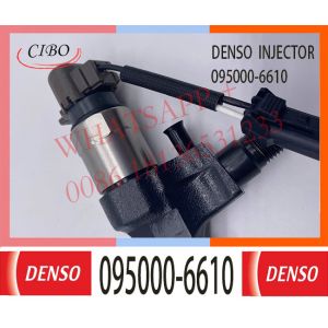 Genuine Common Rail Diesel Engine Fuel Injector 095000-6610 23670-E0020 For HINO
