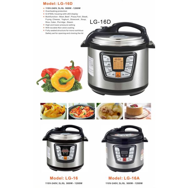 Digital Electric Pressure Cooker Multi Purpose Instant Hot Pot All In One