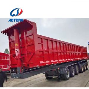 20ft 40ft 6 Axle Tipper Trailer 100 Ton Dump Truck Dumper Truck Dimensions Max