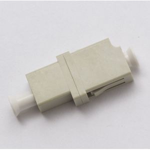 LC / PC Multimode Fiber Optic Adapter Ceramic Sleeve Material High Stability