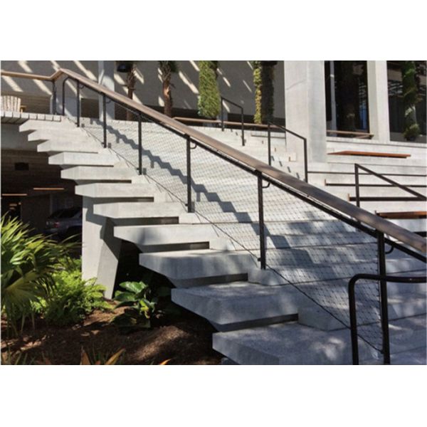 Quality Flexible Balustrade Stairway Stainless Steel Rope Mesh 1.5mm wholesale
