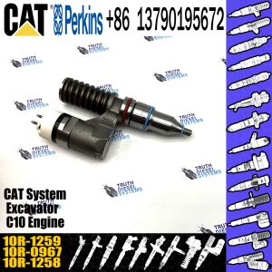 10R-1258 10R-1259 common rail excavator fuel injector for CAT C10 C12 engine