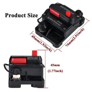 48V 200A DC IP67 Circuit Breaker / Manual Reset 1/4 Stud Circuit Breaker