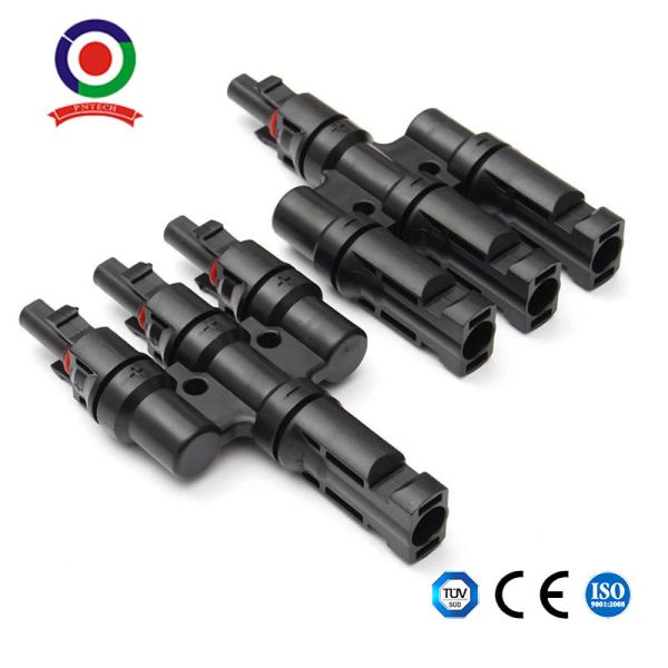 Quality 1000V 30A CE Certificate T Type Parallel Solar Panels Solar Branch Connector wholesale