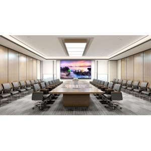 Conference Room Large Led Display Screen Full Front Service Matte Black Screen