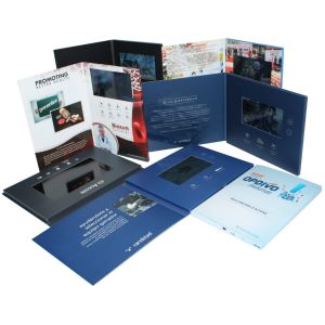 4G / 8G Full colors handmade Video Wedding Invitations with Magnetic switch ,