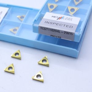 External Turning Cermet CNC Inserts TCGT11 TCGT1102 with 2W15 Sharp Finish Chip