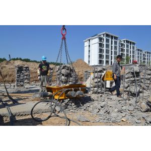 SPF400B Square Concrete Pile Breaker Hydraulic With Five Patented Technologies