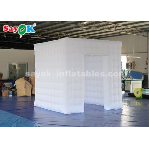 Event Booth Displays Unique Inflatable Photo Booth With 17 Colors LED Changing