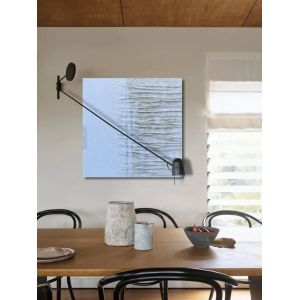 Abstract Style Vertical Stripes Thick Texture Canvas Painting A Statement Piece