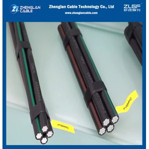 Phase Circular Stranded Rounded Compacted Aluminum Overhead Cable For Electricity Transmission