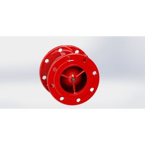 Soft Seal Ductile Iron No Slam Check Valve Flange Connection PN10 / PN16 / PN25