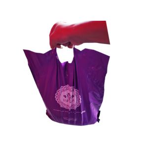 Cheap Lightweight 5mil Flexible Mailing Envelopes Die Cut Handle Bags for sale