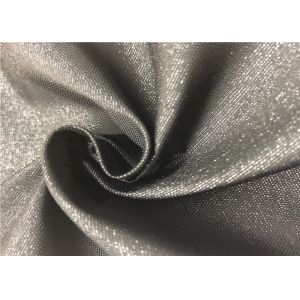 Cheap Black Fiber PVC Backed Polyester Fabric Durable Resistant To Bleach / Oxidants for sale