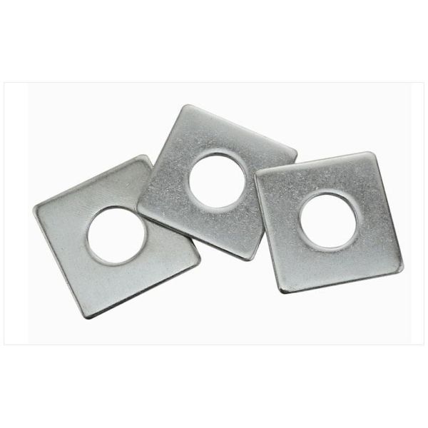 DIN125 Metric Square Washer Plates , Curved Galvanized Plate Washers Iron