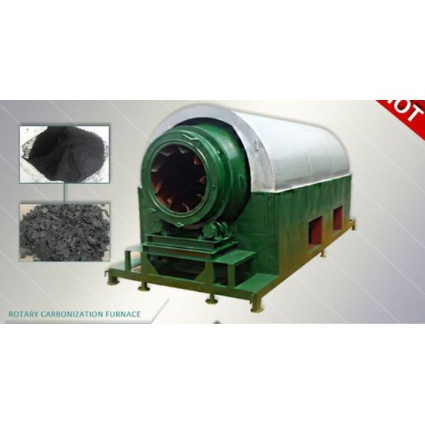 Quality 9m3 Rotary Type Charcoal Carbonization Machine 800kg/H wholesale