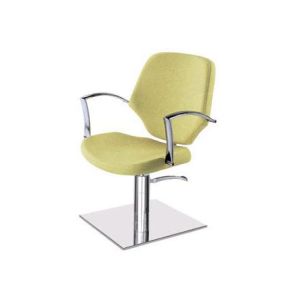 China Recycled Stylish Salon Hair Styling Chairs No Footrest with Fixed Backrest on sale