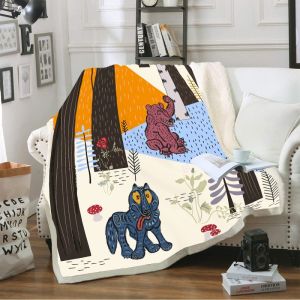 Customized Polyester Fleece Blanket , Anti pilling 130x150cm Polar Fleece