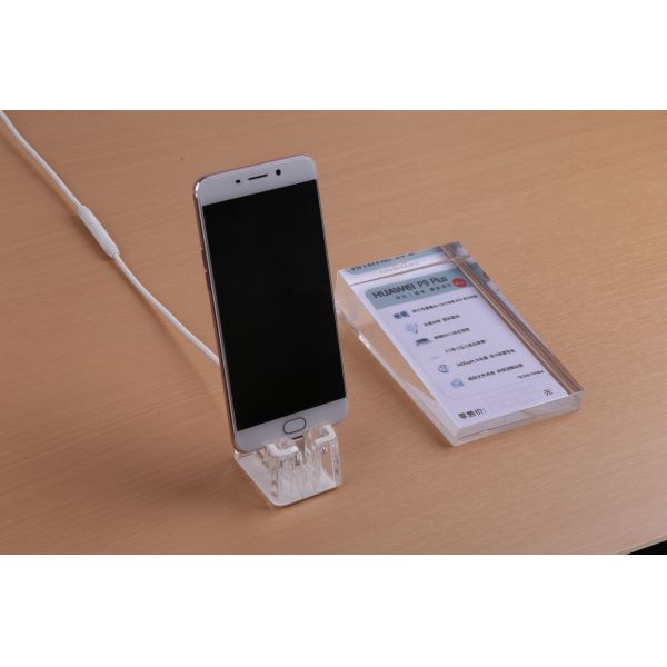 COMER Security Display acrylic stand Clear Tablet Pc Displays shelves with alarm