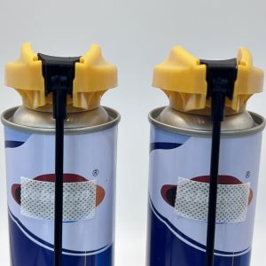 35.13mm nozzle diameter Aerosol Nozzle Sprayer with extension tube 27.34mm nozzle height