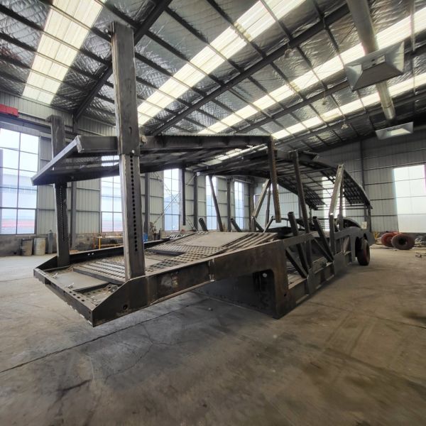 Customizable Chinese 2 Axle BPW Air Suspended 6-8 Bit Double Deck Car Transport