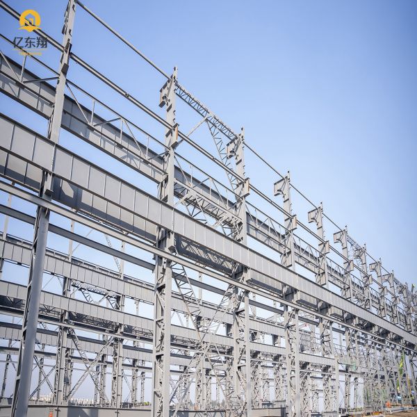 Quality Customized Steel Structure Warehouse With Single Steel Or Sandwich Panel Wall Cladding And Customized Logo wholesale