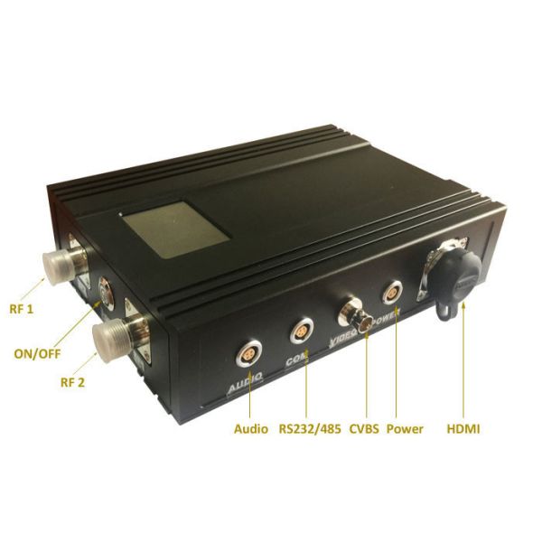 3-5km COFDM HD Video Transmitter 2~5 Watt Long Range Vehicle Mobile Wireless