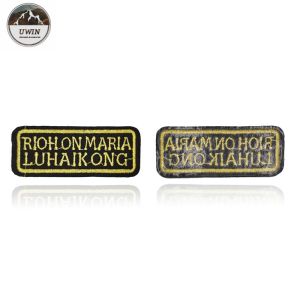 China Washable Embroidered Cloth Patches , Iron On Embroidered Patches Customized Desgin on sale