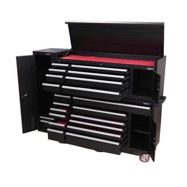 96 Inch Rolling Tool Chest Large Metal Mechanic Tool Cabinet for Household