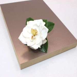 China Uv Metal Brushed PET Laminated MDF Panels on sale