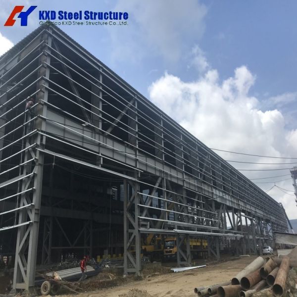 Prefabricated Industrial Factory Warehouse Metal Frame House Modular Steel Structure Buildings