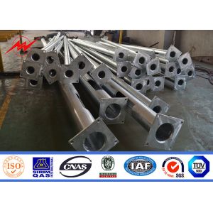 China conical type Q235 Steel galvanized Street Light Poles 6M 7M 8M on sale